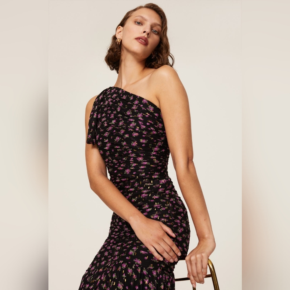 Shoshanna Vivine Tossed Rose Gown - Picture 2 of 10